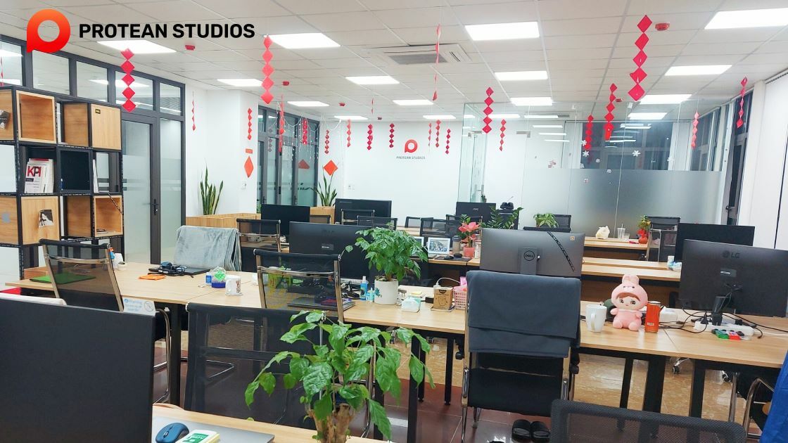 The whole workspace in PROS
